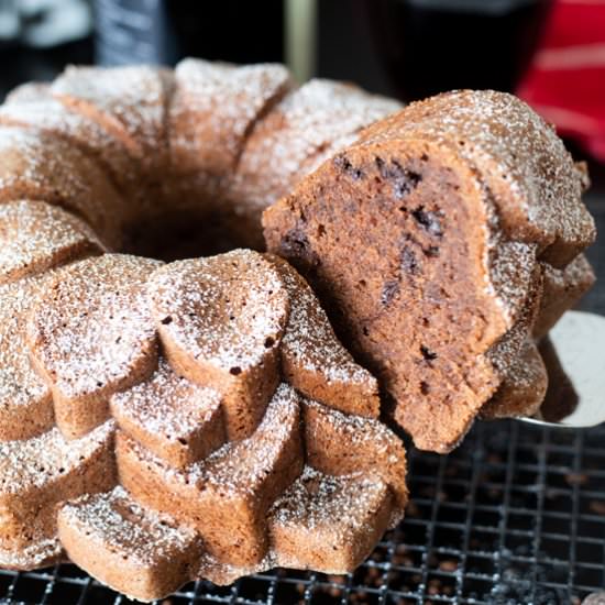 German Red Wine & Chocolate Cake - Recipe photo by foodandjourneys
