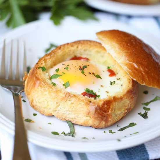 Toasted Brioche Egg Cups - Recipe photo by bellyfull