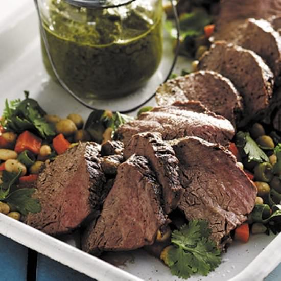 Argentinean steak with chimichurri - Recipe photo by wselectors