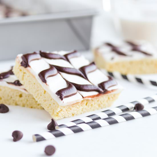 Black And White Cookie Bars - Recipe photo by A baJillian Recipes