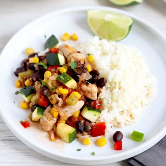 Southwestern Chicken Stew - Recipe photo by Lemon blossoms