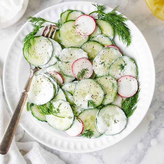 Polish Salad with Cucumber - Recipe photo by allthatsjas