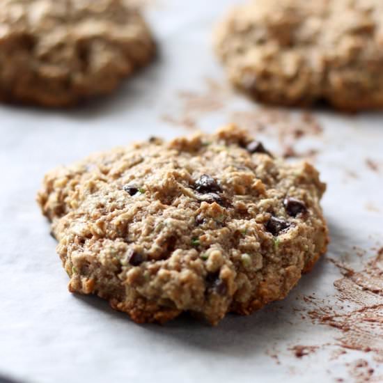 Healthier Zucchini Oatmeal Cookies - Recipe photo by theconscientiouseater