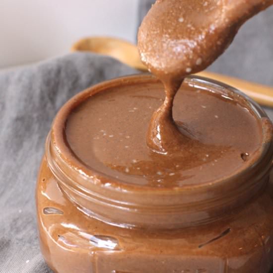 Homemade Dark Choc Almond Butter - Recipe photo by suebeehomemaker