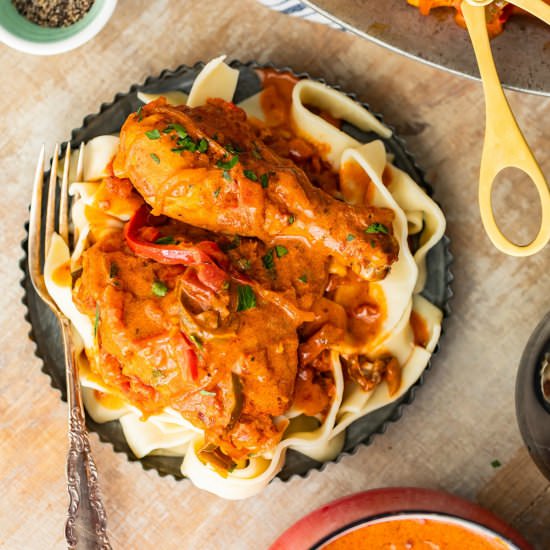 Creamy Chicken Paprikash - Recipe photo by Easy Chicken Recipes