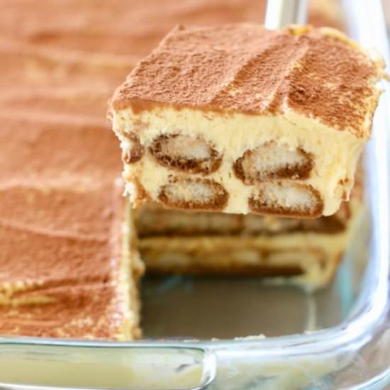 Easy Tiramisu - Recipe photo by laughingspatula.com