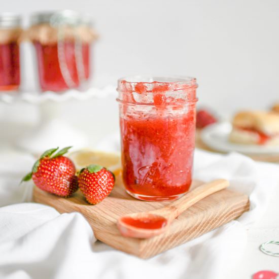 Strawberry Lemonade Marmalade - Recipe photo by aimeebroussard