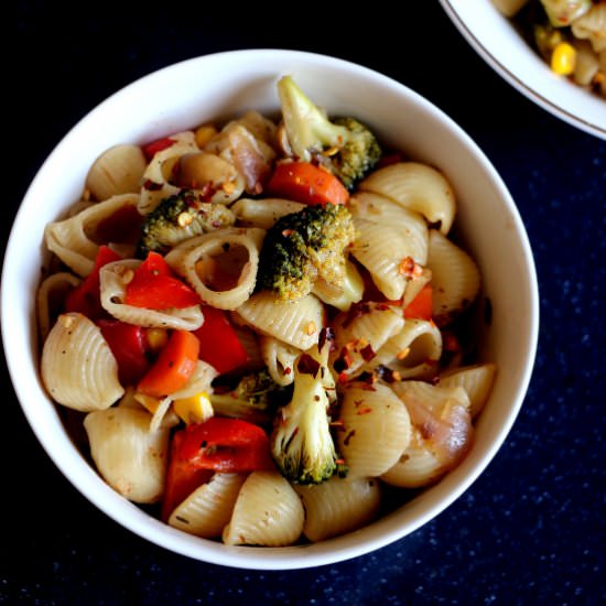 Healthy Vegetable Pasta - Recipe photo by greenbowl2soul