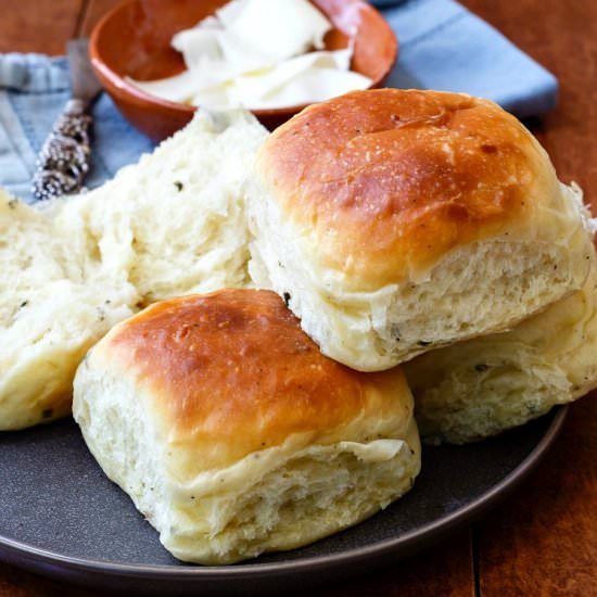 Soft Potato Dinner Rolls - Recipe photo by onlinepastrychef