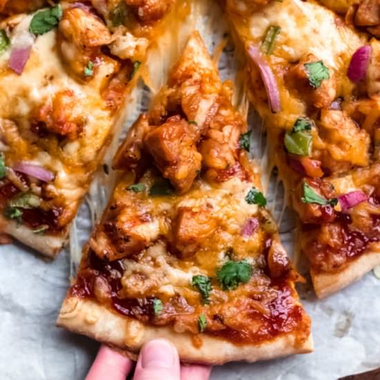 Our Favorite Barbecue Chicken Pizza - Recipe photo by bluebowlrecipes