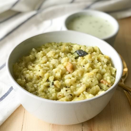 Instant Pot Spicy Pongal - Recipe photo by Simple Sumptuous Cooking