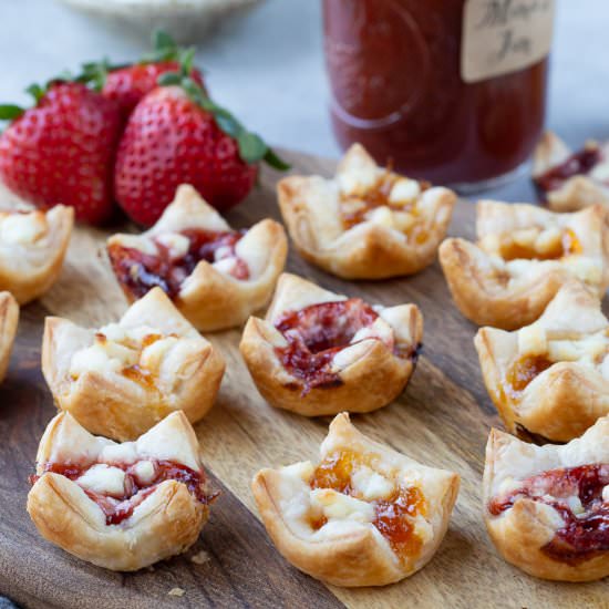 Puff Pastry Bites with Goat Cheese - Recipe photo by giftofhospitality