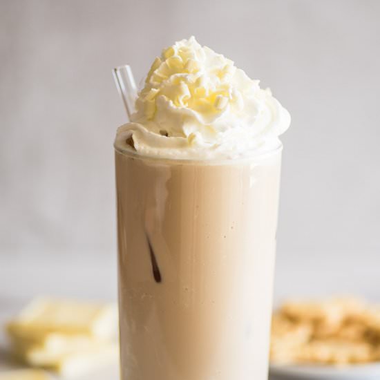 Iced White Chocolate Mocha - Recipe photo by BakingMischief