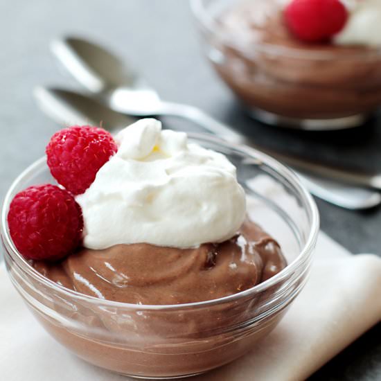 small batch chocolate pudding - Recipe photo by butter and bliss