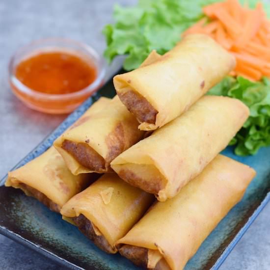 POH PIA TOD | Thai Pork Egg Roll - Recipe photo by Foodie Luv