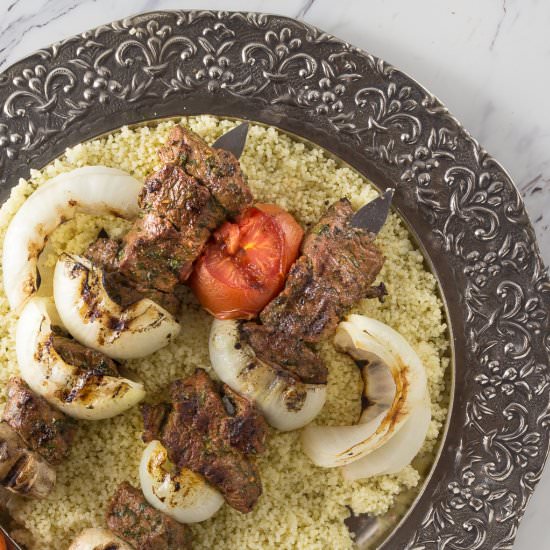 Moroccan Inspired Beef Kebabs - Recipe photo by Ethnic Spoon