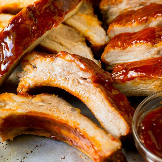 Smoked BBQ Ribs - Recipe photo by dinneratthezoo