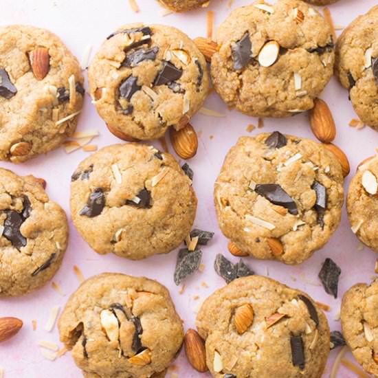 Vegan Almond Joy Cookies - Recipe photo by mindfulavocado