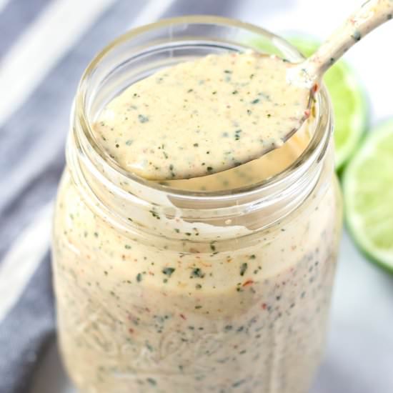 Chipotle Ranch Dressing with Honey - Recipe photo by cookingformysoul