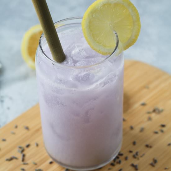 Coconut Lavender Lemonade - Recipe photo by JensJourney
