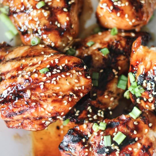 Grilled Teriyaki Chicken - Recipe photo by JensJourney