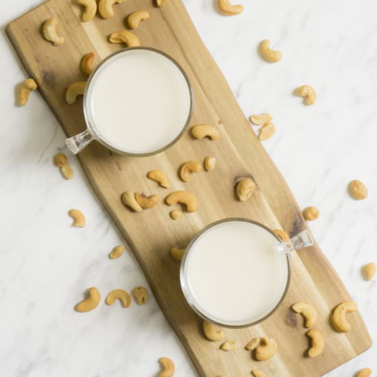Homemade Cashew Milk - Recipe photo by MyPurePlants