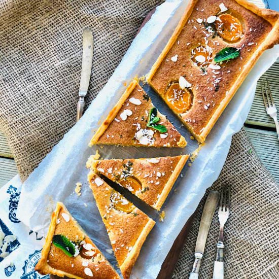Almond flour cake with apricots - Recipe photo by ramonascuisine