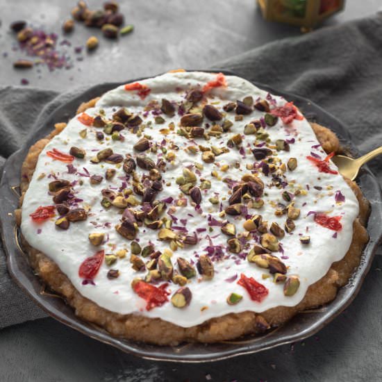 Aish Al Saraya - Recipe photo by everylittlecrumb