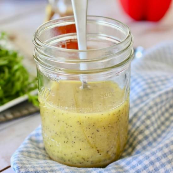 Easy Poppy Seed Dressing - Recipe photo by laughingspatula.com