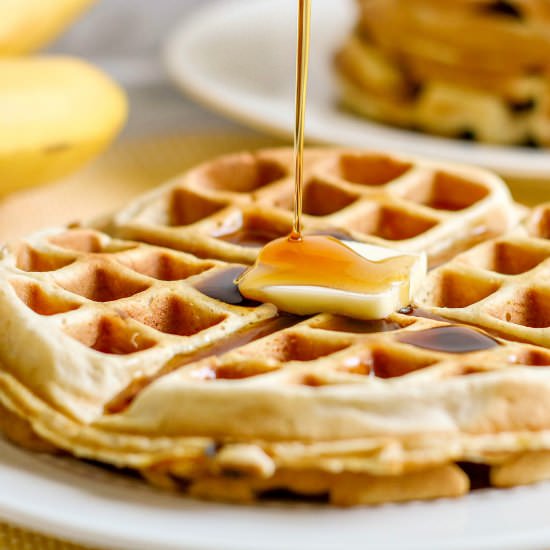Grandma's Banana Belgian Waffles - Recipe photo by MelissaPotvin