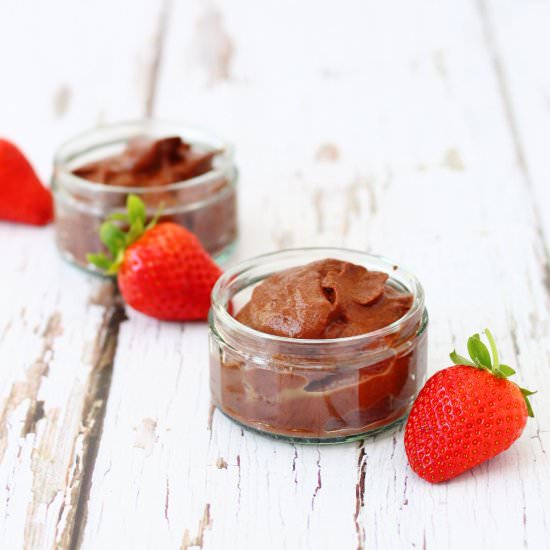 Chocolate Cauliflower Mousse - Recipe photo by Searchingforspice
