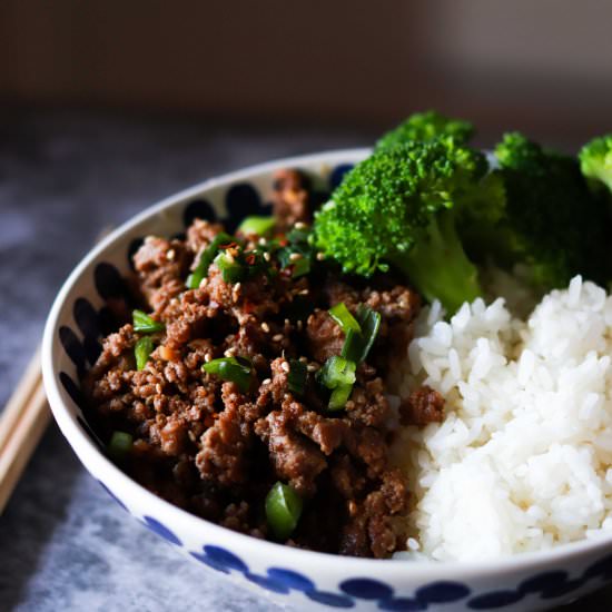 Easy Korean Beef and Broccoli Rice - Recipe photo by KoalifiedBaking