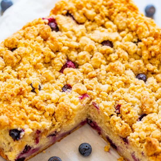 Blueberry Streusel Coffee Cake - Recipe photo by Averie