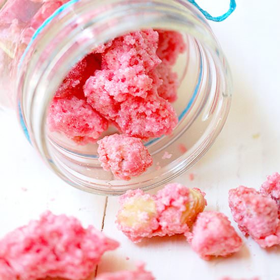 French pink pralines - Recipe photo by evabakes