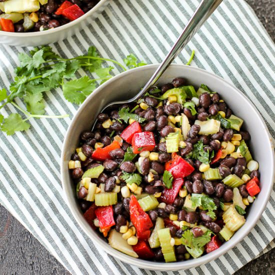 Black Bean and Corn Salad - Recipe photo by lisasdinnertimedish