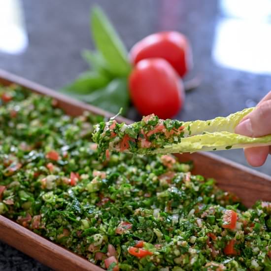 Tabbouleh - Recipe photo by SimplyLebanese