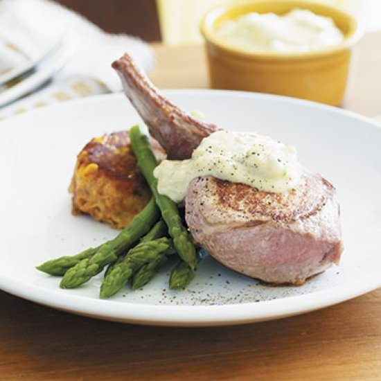 Pork cutlet with blue cheese mayo - Recipe photo by wselectors