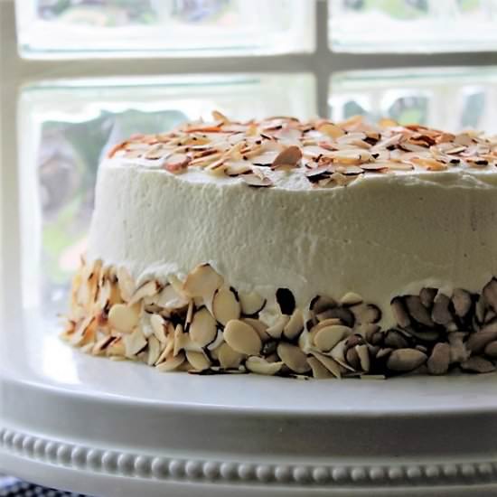 Amaretto Creme Cake - Recipe photo by MyRecipeReviews
