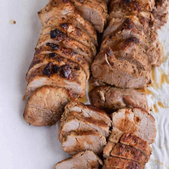 Brown Sugar Pork Tenderloin - Recipe photo by Seasonal Cravings