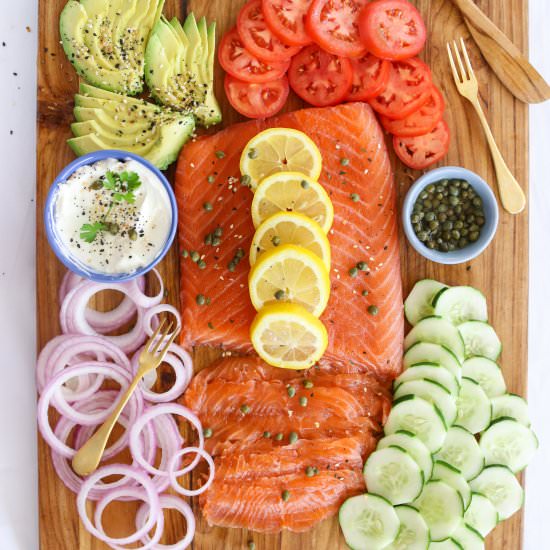 Gin and Tarragon Lox - Recipe photo by WhatJewWannaEat