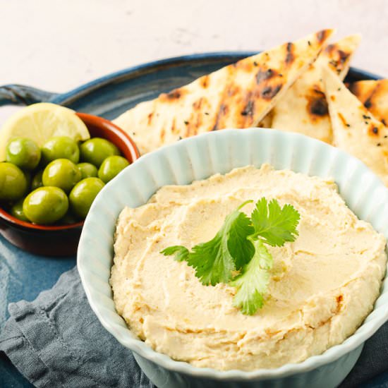 Simple Chickpea Hummus - Recipe photo by lostinf00d