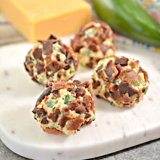 KETO JALAPENO POPPER FAT BOMBS - Recipe photo by Stylish Cravings