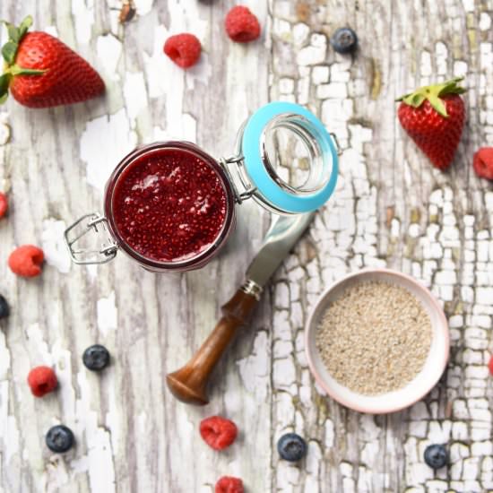 Fast & Easy Chia Berry Jam - Recipe photo by Woman in Real Life
