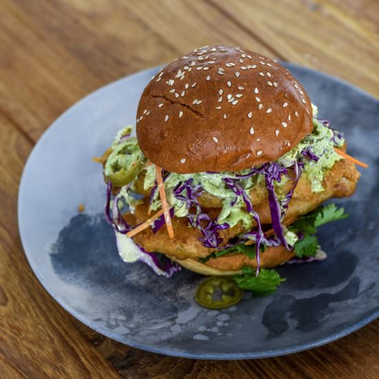Crispy Fish Sandwich - Recipe photo by AnotherFoodBlogger