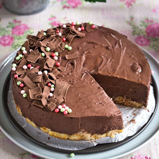 No Bake Chocolate Fudge Cake - Recipe photo by daniscookings