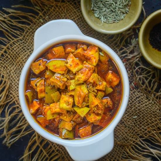 Rajasthani Mango Pickle - Recipe photo by Whiskaffair