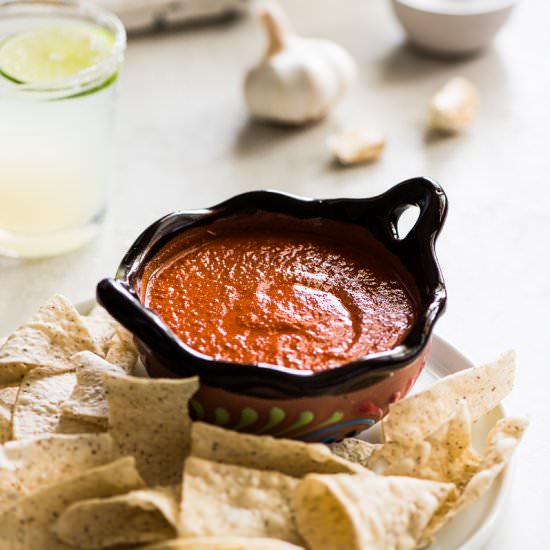 Chile de Arbol Salsa - Recipe photo by isabeleats