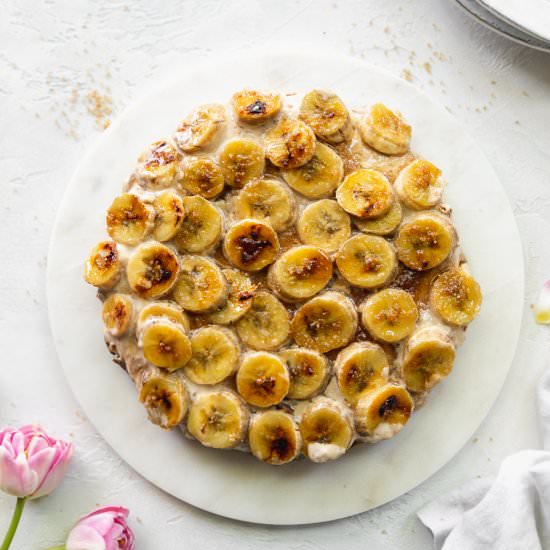 Brûléed Peanut Butter Banana Pie - Recipe photo by Spices in my DNA