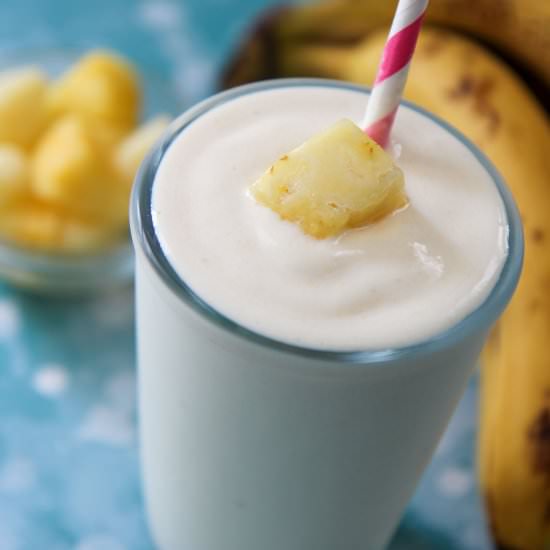 Pineapple Banana Smoothie - Recipe photo by cookedbyjulie