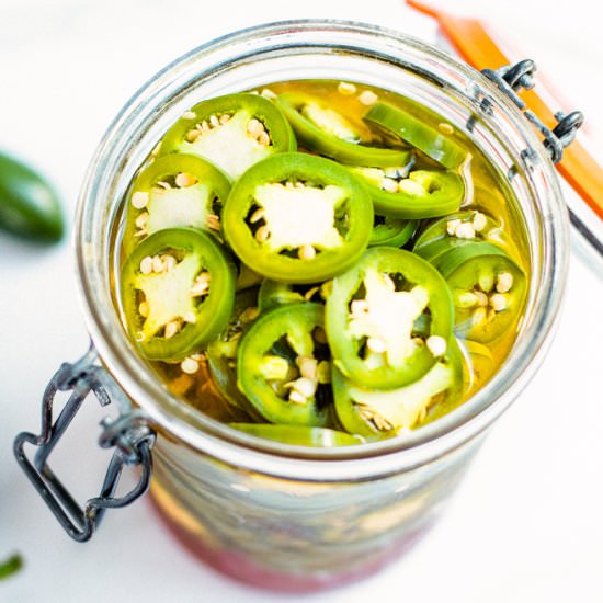 Easy Pickled Jalapenos - Recipe photo by EverydayMaven